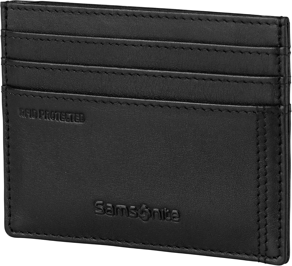 Samsonite Attack 2 SLG accesorii de călătorie - suport pentru carduri în format plic, suport pentru carduri (10 cm) Portofel Barbati Naty Shop Negru (negru)