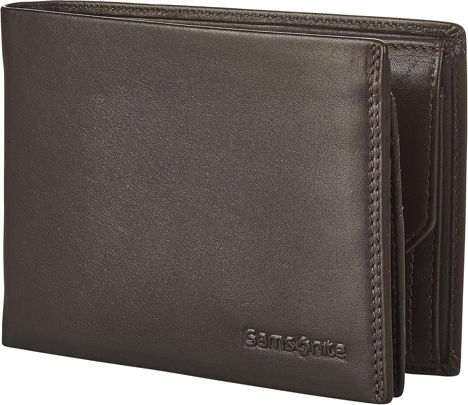 Samsonite Attack 2 SLG - Portofel, 12,2 cm, maro (Ebony Brown) Portofel Barbati Naty Shop Brown (Ebony Brown) Portofel orizontal: 13 X 1 X 9,6 cm