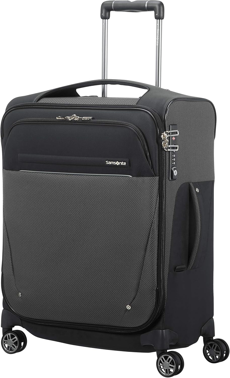SAMSONITE B-Lite Icon - Spinner 71/26 expandabil 83L, 2.6 KG, albastru închis Bagaje și echipament de călătorie Naty Shop Negru (negru) S (55 Cm - 39 L)