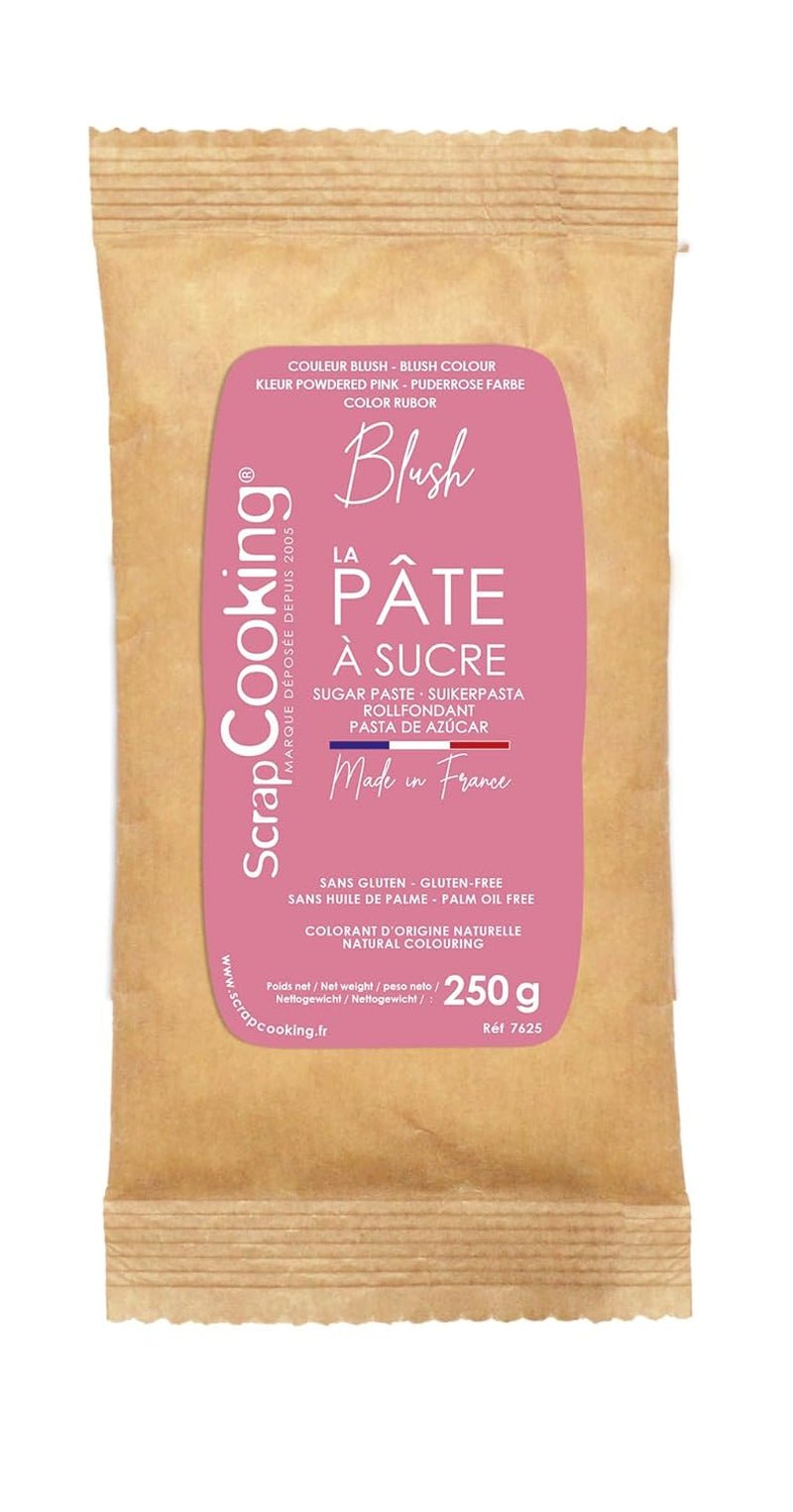 ScrapCooking - Pâte Ã Sucre Vert Sauge 250g - Colourant d'Origine Naturelle - Sans Gluten, Sans Huile de Palme - Pour Gâteaux, Pâtisseries Anniversaire - Vert Pastel - Fabriquée en France - 7621 Pasta de zahar Naty Shop Fard de obraz roz