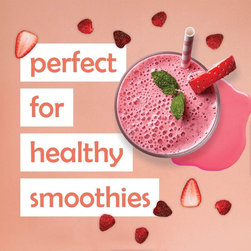 Seba Garden Premium căpșuni liofilizate, căpșuni mediteraneene delicioase, fără OMG și vegane (100 g) Produse deshidratate Magazinul meu