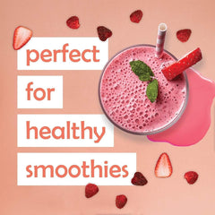 Seba Garden Premium căpșuni liofilizate, căpșuni mediteraneene delicioase, fără OMG și vegane (100 g) Produse deshidratate Magazinul meu