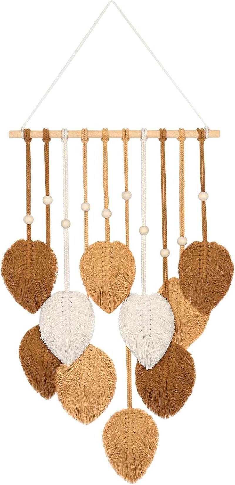 Tapiserie betylifoy margele lemn frunze verzi Casa - Accesorii si Decoratiuni Naty Shop Culori kaki