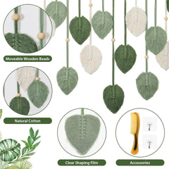 Tapiserie betylifoy wall hanging large deco leaf Casa - Accesorii si Decoratiuni Naty Shop