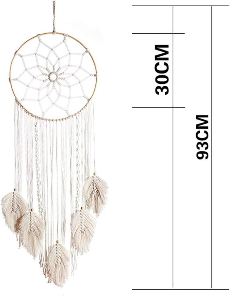 Tapiserie deco dreamcatcher tesute decorare peretelui alb Casa - Accesorii si Decoratiuni Naty Shop