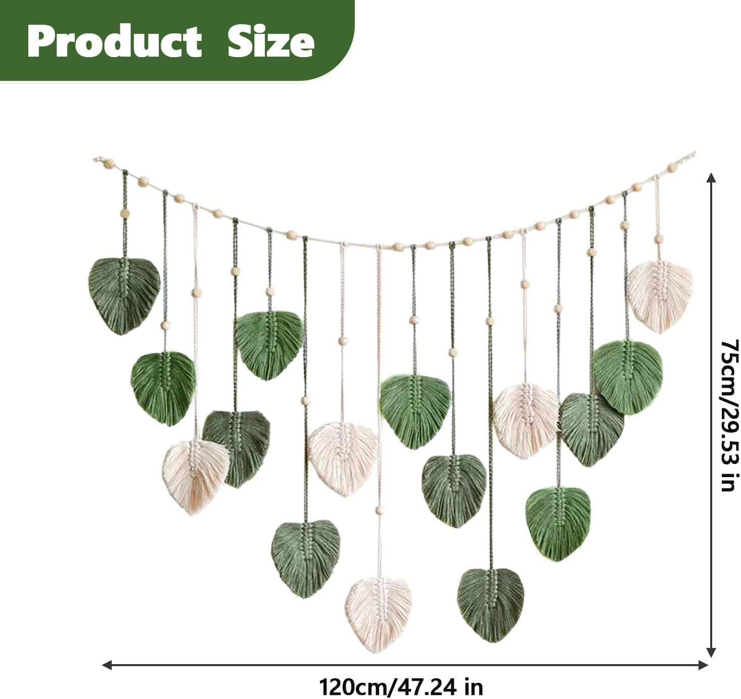 Tapiserie frunze mare tesute femei camera pepiniera Casa - Accesorii si Decoratiuni Naty Shop