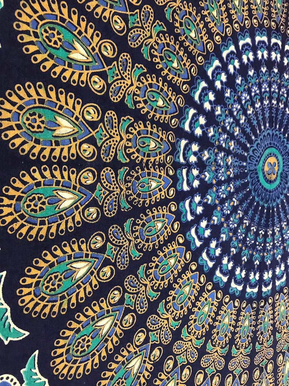 Tapiserie indian psihedelic mandala albastru turcoaz elefant Casa - Accesorii si Decoratiuni Naty Shop