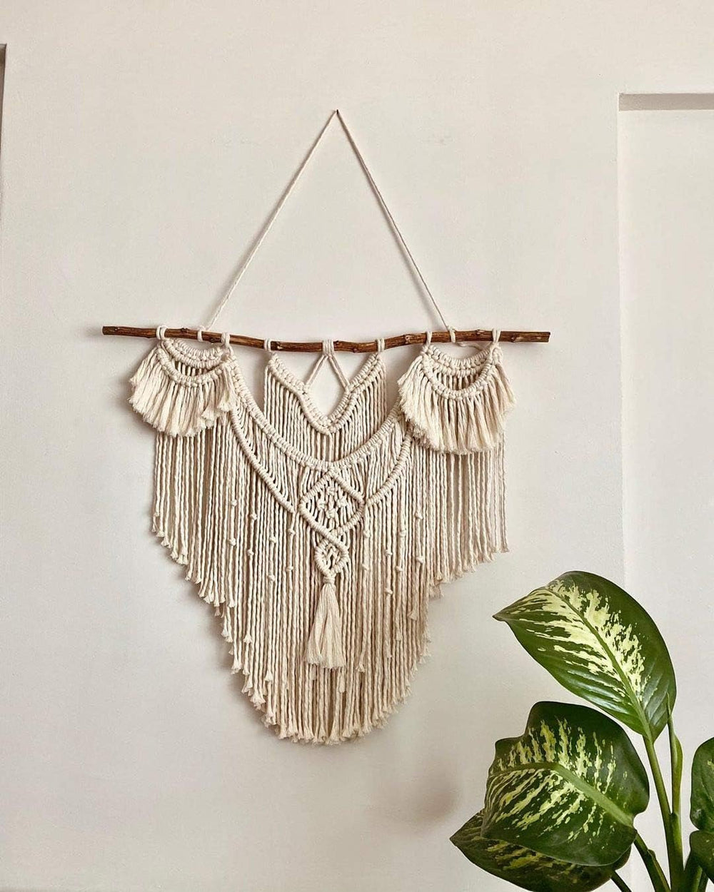 Tapiserie mare natural driftwood bohemian peste headboard Casa - Accesorii si Decoratiuni Naty Shop