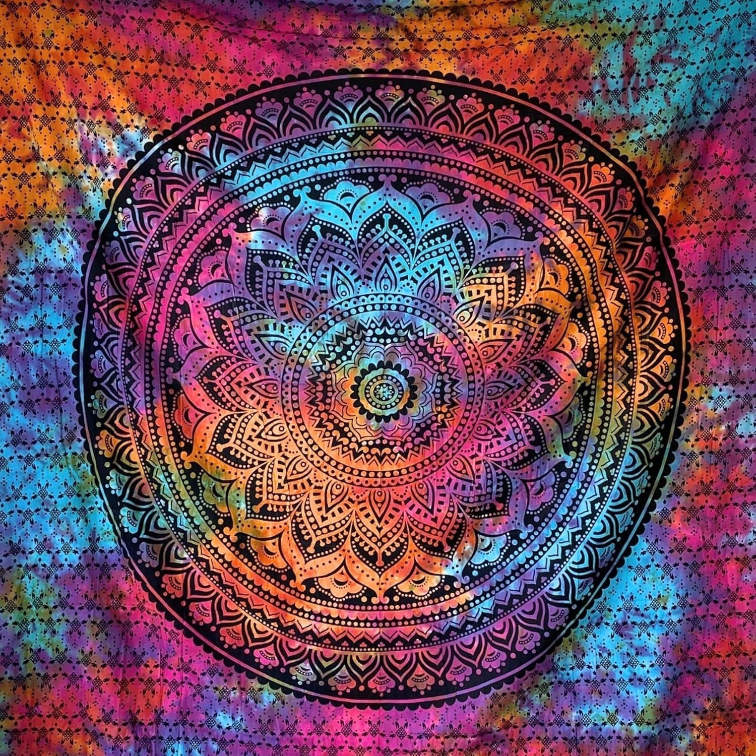 Tapiserie momomus mandala hippie sau psychedelic xxl Casa - Accesorii si Decoratiuni Naty Shop Multicolor 7 230L X 210B Cm