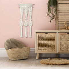 Tapiserie raft suporturi lumanari din sticla realizat Casa - Accesorii si Decoratiuni Naty Shop