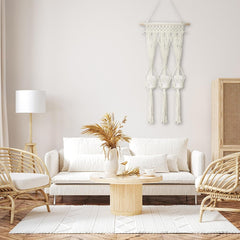 Tapiserie raft suporturi lumanari din sticla realizat Casa - Accesorii si Decoratiuni Naty Shop