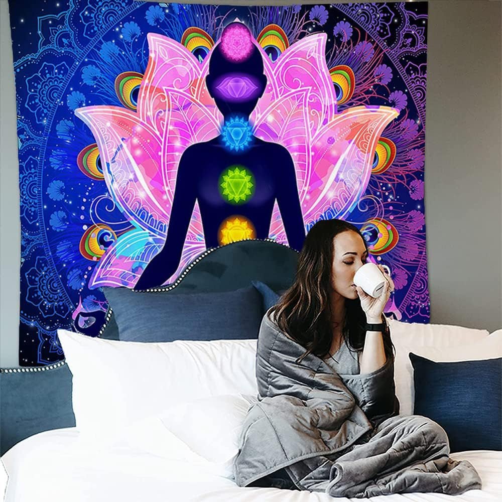 Tapiserie tapiterie mandala colorata mistica Casa - Accesorii si Decoratiuni Naty Shop