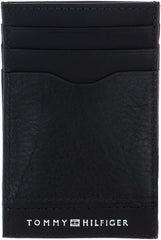 Tommy Hilfiger Bărbați TH Central Cardholder, Bi-Fold Wallet, negru, o singură dimensiune Portofel Barbati Naty Shop