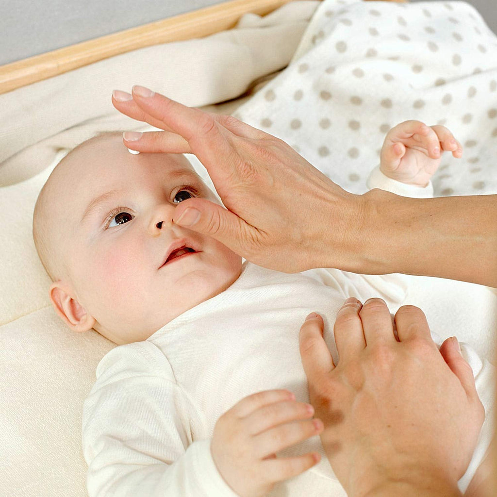 WELEDA Organic Baby Derma White Mallow Face Cream, cremă hidratantă pentru pielea foarte sensibilă și neurodermitică, cosmetice naturale pentru îngrijire intensivă și ameliorarea mâncărimii (1 x 50 ml) Copii - Baie si Skincare Naty Shop