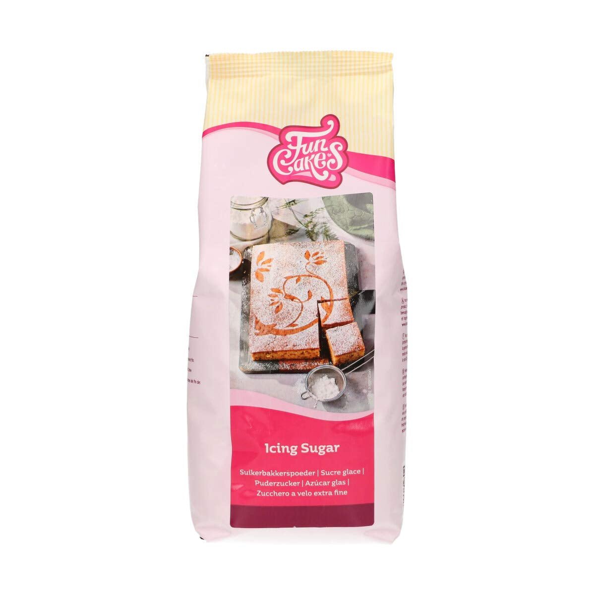 Zahăr de glazură FunCakes, zahăr de glazură rafinat de calitate cofetărie, textură ultra fină, perfect pentru a face cremă de unt sau pentru a întinde fondant, halal, 900 g Pasta de zahar Naty Shop Default Title